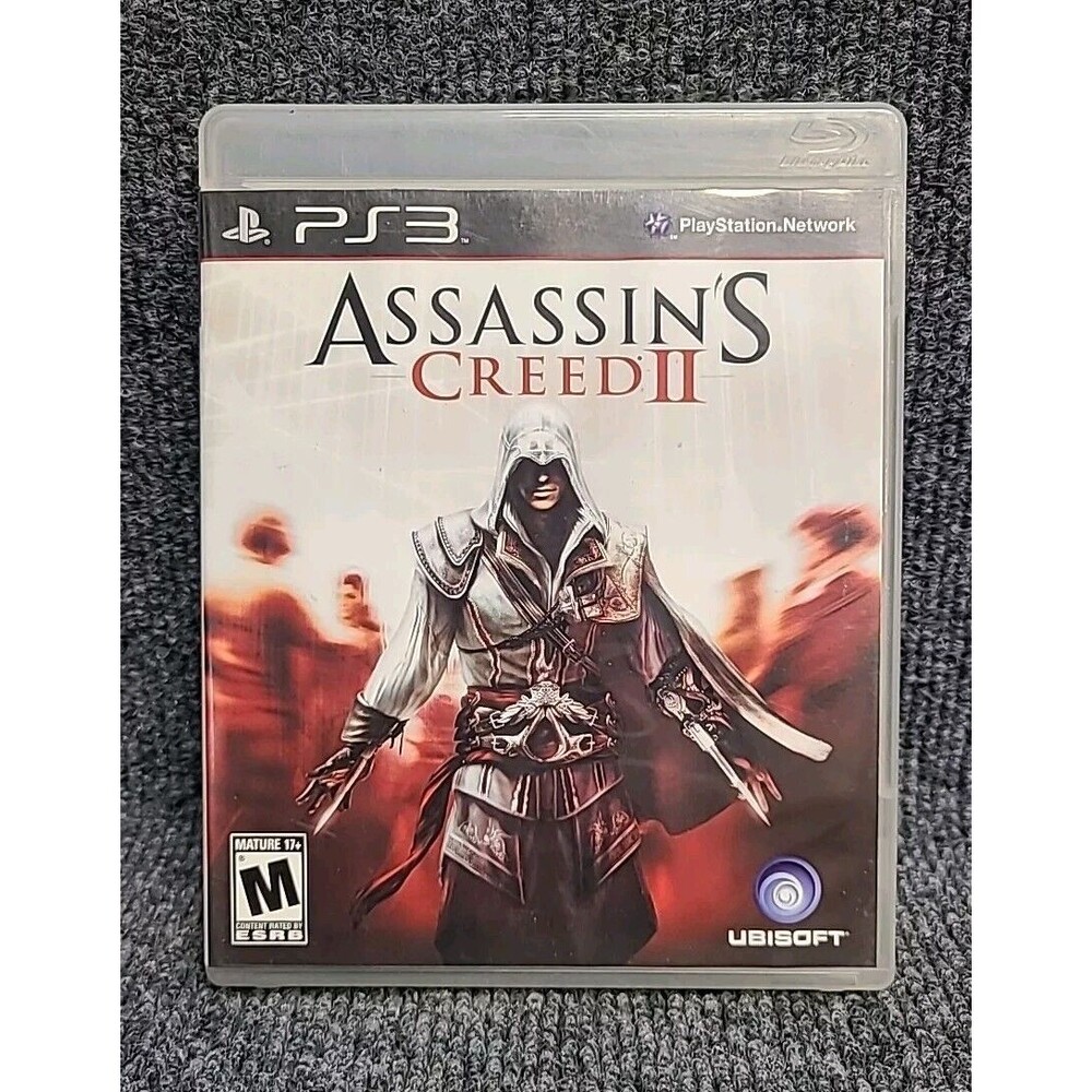 PS3 Assassin's Creed II 2 (PlayStation 3, 2009) Game with Manual Tested